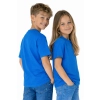 T Shirt Dzieciecy Dla Chlopca I Dziewczynki Kolor Chabrowy Widok Z Boku