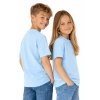 T Shirt Dzieciecy Dla Chlopca I Dziewczynki Kolor Jasnyniebieski Widok Z Boku