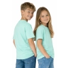 T Shirt Dzieciecy Dla Chlopca I Dziewczynki Kolor Mietowy Widok Z Boku
