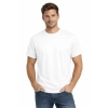 T Shirt Meski Krotki Rekaw 100 Bawelna Kolor Bialy