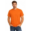 T Shirt Meski Krotki Rekaw 100 Bawelna Kolor Pomaranczowy