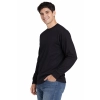 T Shirt Meski Z Dlugim Rekawem 170G Czarny Widok Z Boku