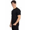 T Shirt Meski Z Krotkim Rekawem Gramatura 190G Czarny Widok Z Boku