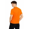 T Shirt Meski Z Krotkim Rekawem Gramatura 190G Pomaranczowy Widok Z Tylu