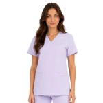Bluza medyczna wrzosowa basic premium roz. XXL – bluza medyczna – bluza lekarska robocza