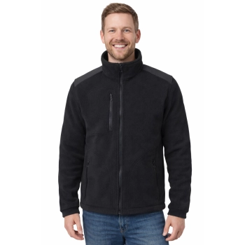 Bluza Polarowa Czarny Z Czarnymi Wstawkami Gramatura 360