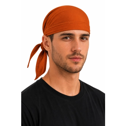 Bandana Chusta Na Glowe Unisex Pomaranczowa