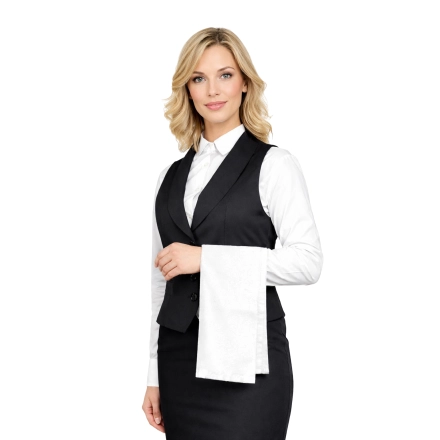 Biala Chusta Kelnerska Rozmiar 75X35