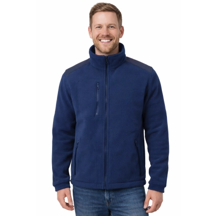 Bluza Polarowa Granatowy Z Granatowymi Wstawkami Gramatura 360