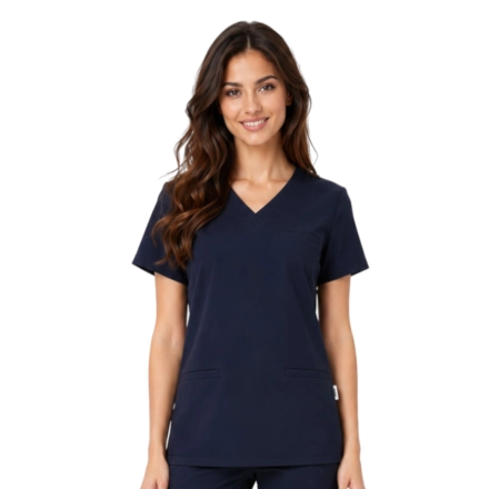 Bluza medyczna ciemny granat basic premium roz. M – bluza medyczna – bluza lekarska robocza