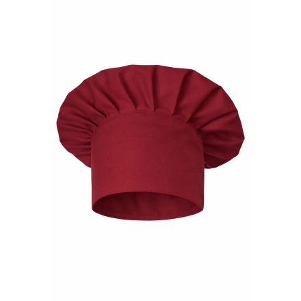 Czapka Kucharza Szefa Kuchni Bordowa Mockup