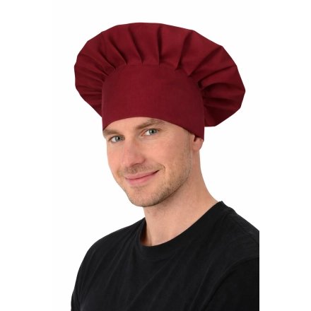 Czapka Kucharza Szefa Kuchni Bordowa