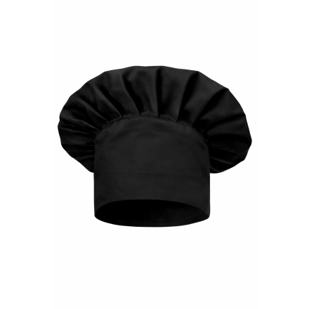 Czapka Kucharza Szefa Kuchni Czarna Mockup