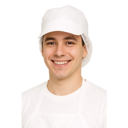 Czapka Z Daszkiem Biala Fork Inny Widok
