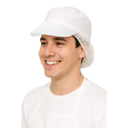 Czapka Z Daszkiem Biala Fork