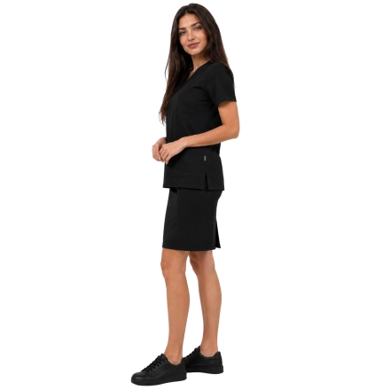 Czarny Casual Premium Komplet Medyczny