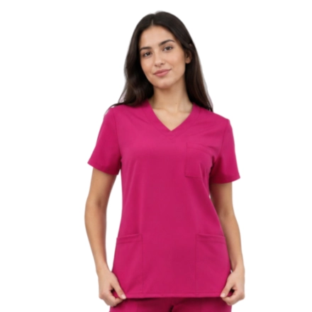 Bluza medyczna amarant casual premium roz. M – bluza medyczna – bluza lekarska robocza