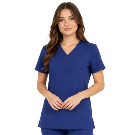 Bluza medyczna granatowa casual premium roz. M – bluza medyczna – bluza lekarska robocza