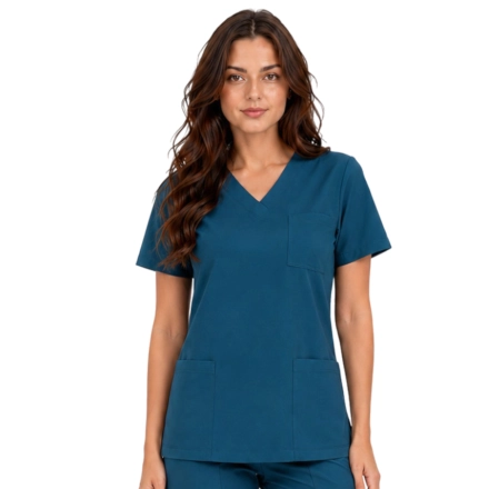 Bluza medyczna morska casual premium roz. M – bluza medyczna – bluza lekarska robocza