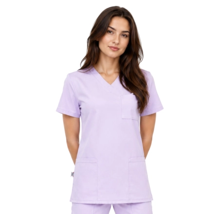 Bluza medyczna wrzosowa casual premium roz. M – bluza medyczna – bluza lekarska robocza