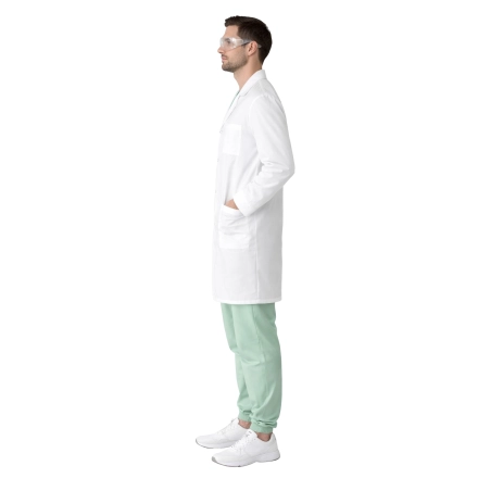 Fartuch Medyczny Zapinany Na Guziki W Zestawie Laboratoryjnym Meskim Fartuch Medyczny Zapinany Na Guziki W Zestawie Laboratoryjnym Meskim