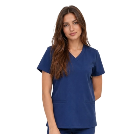 Bluza medyczna granatowa basic premium roz. M – bluza medyczna – bluza lekarska robocza