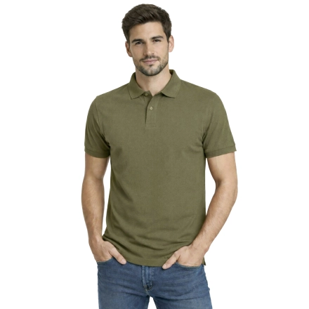 Koszulka Polo Meska Krotki Rekaw Khaki