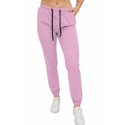 Pudrowy Roz Joggery Medyczne Casual Premium