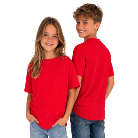 T Shirt Dzieciecy Dla Chlopca I Dziewczynki Kolor Czerwony