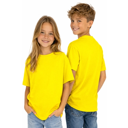 T Shirt Dzieciecy Dla Chlopca I Dziewczynki Kolor Zolty