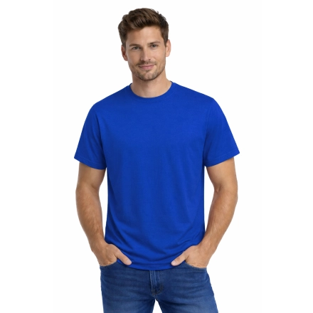 T Shirt Meski Krotki Rekaw 100 Bawelna Kolor Chabrowa