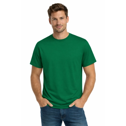 T Shirt Meski Krotki Rekaw 100 Bawelna Kolor Zielony