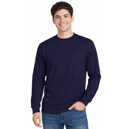 T Shirt Meski Z Dlugim Rekawem 170G Granatowy 1