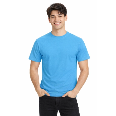T Shirt Meski Z Krotkim Rekawem Gramatura 190G Niebieski