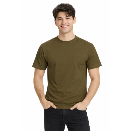 T Shirt Meski Z Krotkim Rekawem Gramatura 190G Oliwkowy