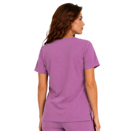 Winogronowy Bluza Medyczna Damska Casual Premium Tyl Kopia