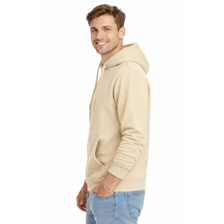 Bluza Dresowa Meska Z Kapturem I Kieszeniami Kolor Jasny Bez Widok Z Boku Bluza Dresowa Meska Z Kapturem I Kieszeniami Kolor Jasny Bez Widok Z Boku