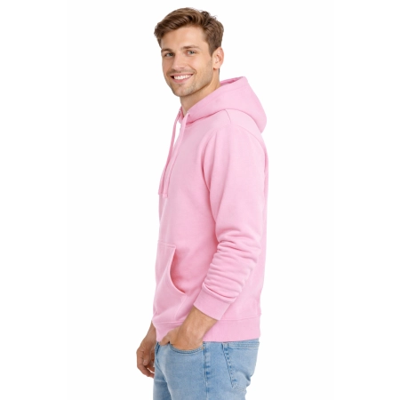 Bluza Dresowa Meska Z Kapturem I Kieszeniami Kolor Odcien Rozu Widok Z Boku Bluza Dresowa Meska Z Kapturem I Kieszeniami Kolor Odcien Rozu Widok Z Boku