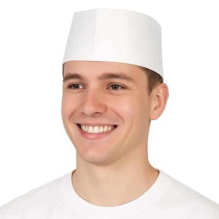 Czapka Jednorazowa Dla Pracownikow Przemyslu Spozywczego Kolor Bialy Inna Perspektywa