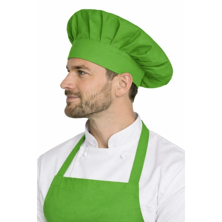 Czapka Kucharska Szefa Kuchni Unisex Zielona Widok Z Boku