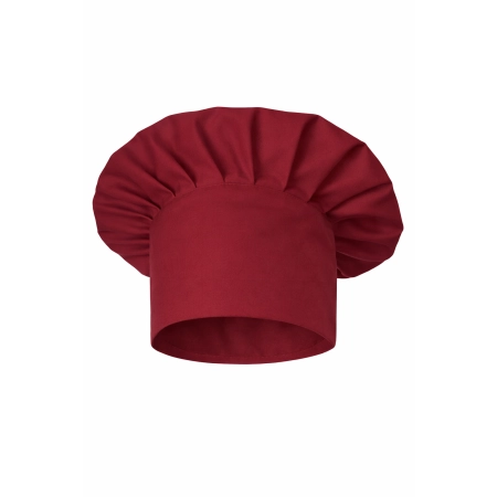 Czapka Kucharza Szefa Kuchni Bordowa Mockup