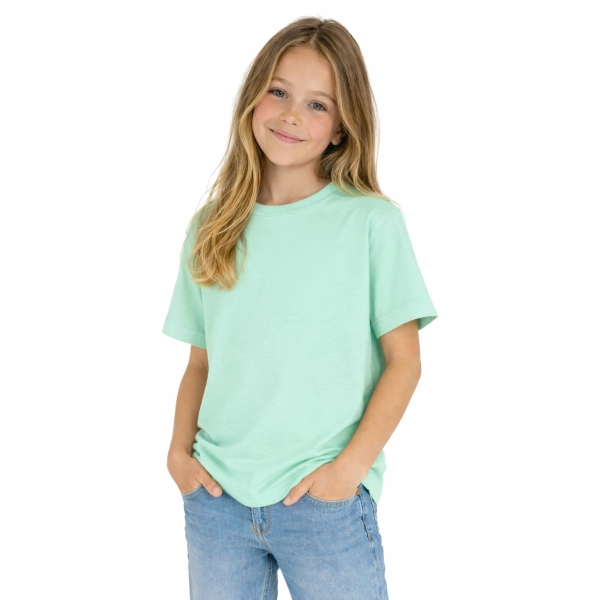 T Shirt Dzieciecy Dla Chlopca I Dziewczynki Kolor Mietowy Widok Dziewczynki W T Shirt