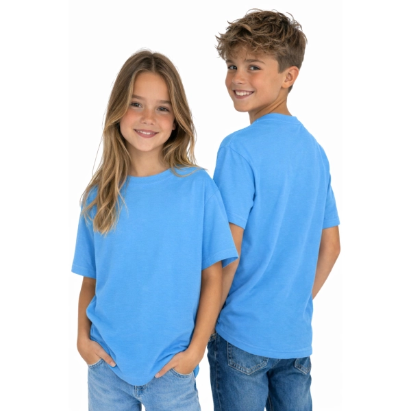 T Shirt Dzieciecy Dla Chlopca I Dziewczynki Kolor Niebieski