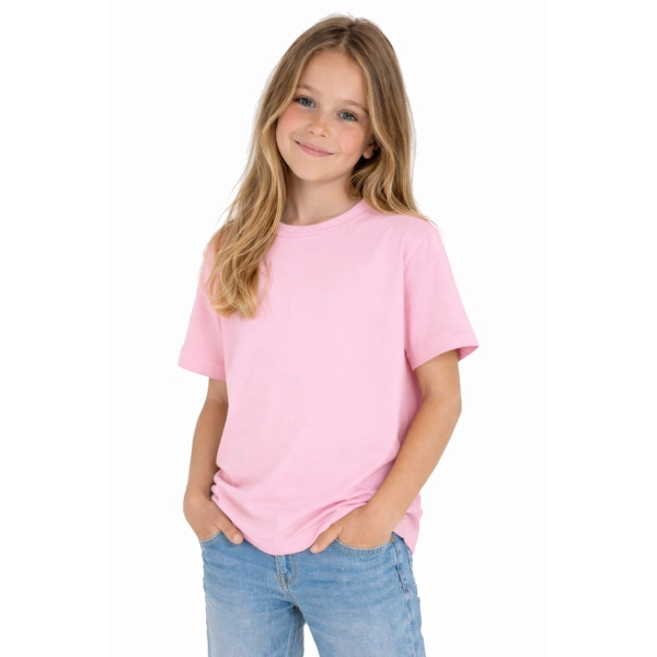 T Shirt Dzieciecy Dla Chlopca I Dziewczynki Kolor Rozowy Widok Dziewczynki W T Shirt
