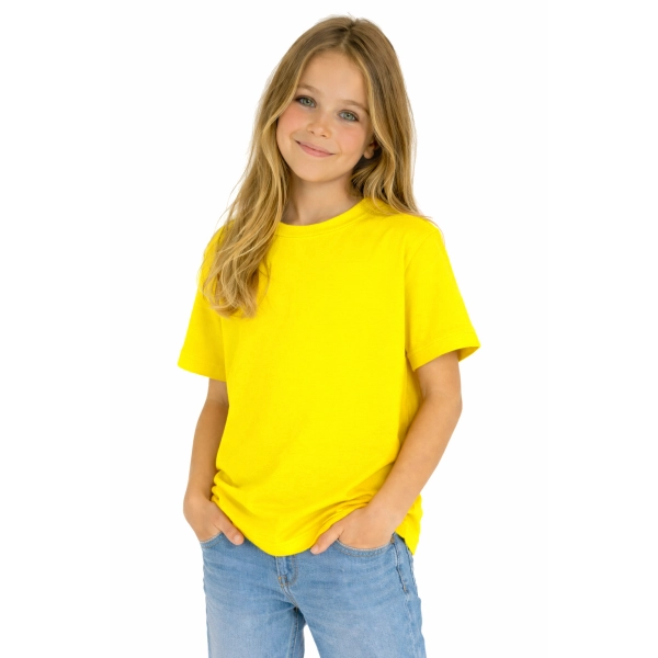 T Shirt Dzieciecy Dla Chlopca I Dziewczynki Kolor Zolty Widok Dziewczynki W T Shirt