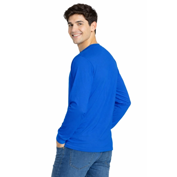 T Shirt Meski Z Dlugim Rekawem 170G Chabrowy Widok Z Tylu 1