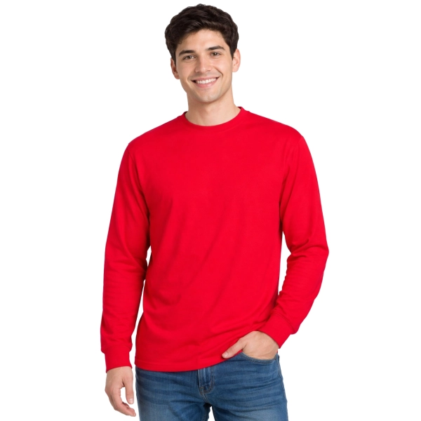 T Shirt Meski Z Dlugim Rekawem 170G Czerwony 1