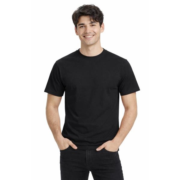 T Shirt Meski Z Krotkim Rekawem Gramatura 190G Czarny