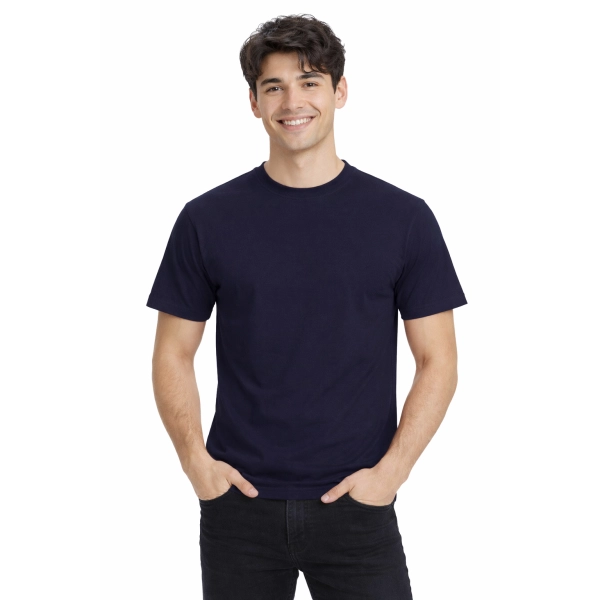 T Shirt Meski Z Krotkim Rekawem Gramatura 190G Granatowy