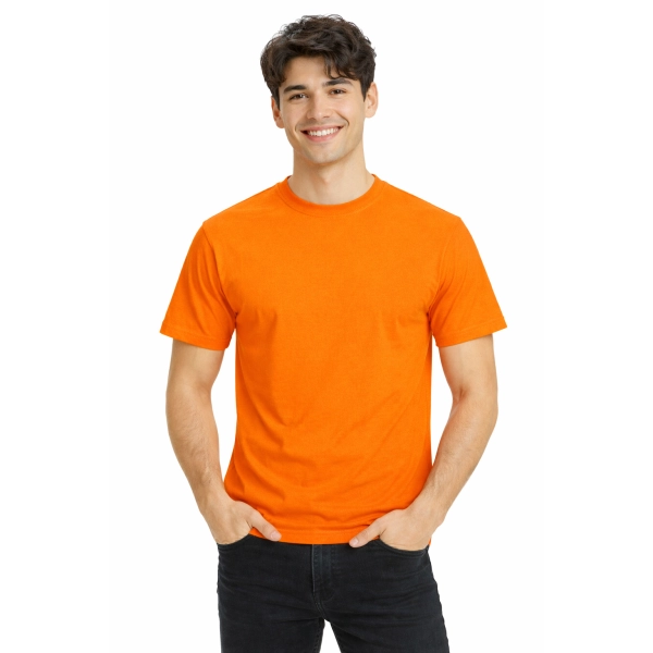 T Shirt Meski Z Krotkim Rekawem Gramatura 190G Pomaranczowy